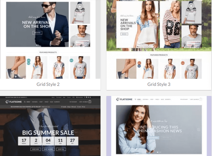 Flatsome WooCommerce theme is one of the best themes used for ecommerce business.
