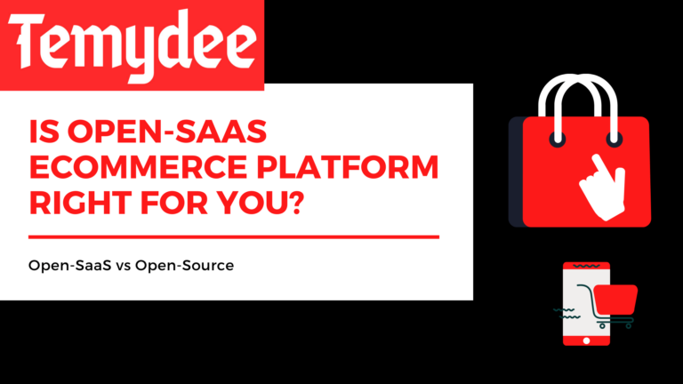 Open SaaS ecommerce platforms