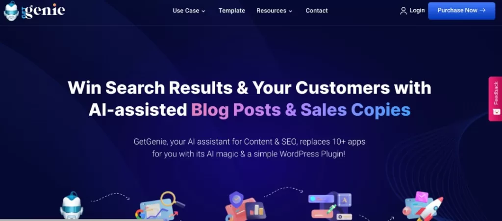 GetGenie AI SEO content writing assistant tool