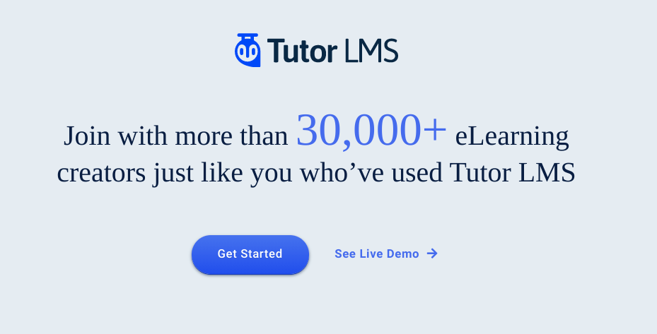 TutorLMS is a powerful WordPress LMS for creating and selling online courses