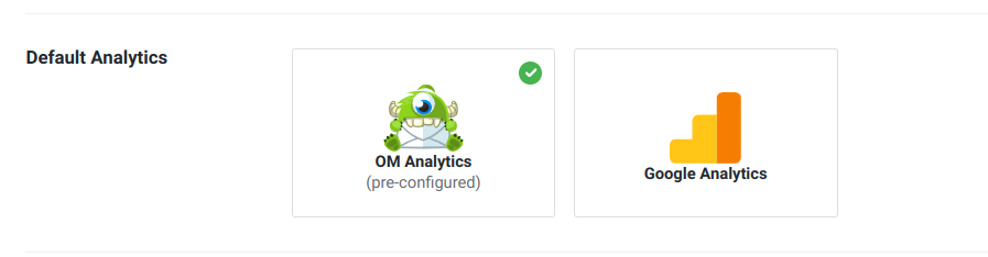 OptinMonster analytics and Google analytics