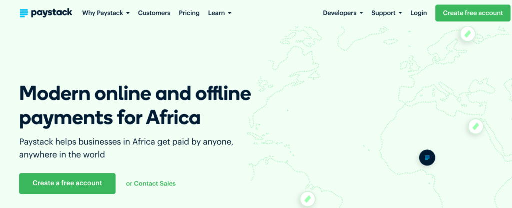 Paystack is a reputable online payment gateway for African businesses