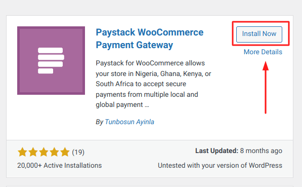 collect payments on your WordPress site with the Paystack WooCommerce plugin.