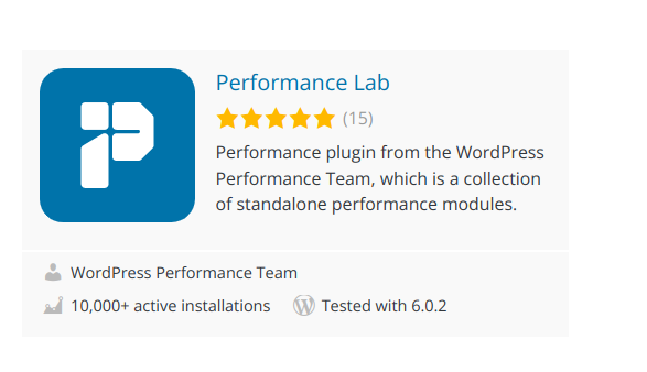 The Performance Lab one of the must-have plugins for WordPress sites.