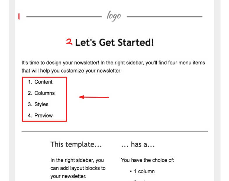 how to start and customize an email newsletter