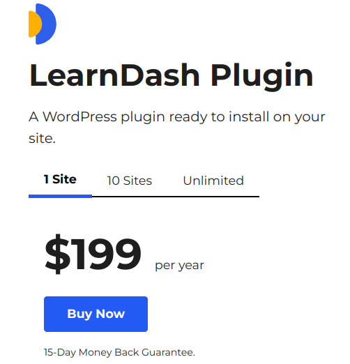 LearnDash WordPress plugin pricing