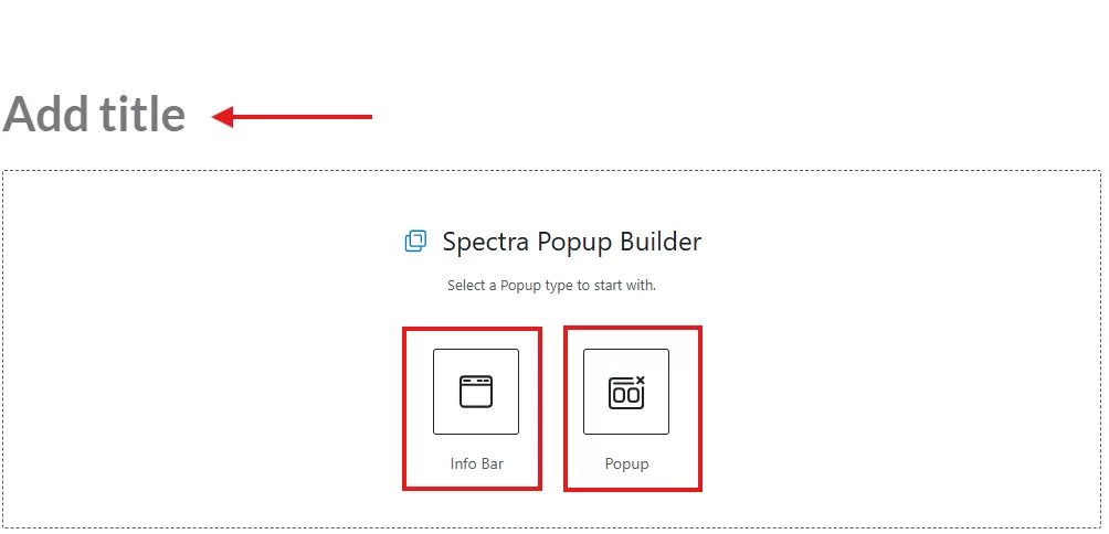 spectra-popup-builder-page-setup Spectra popup builder page setup