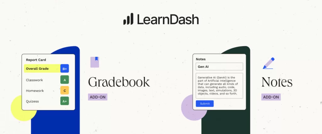 LearnDash Gradebook and Notes Addons review on TemydeeDigital