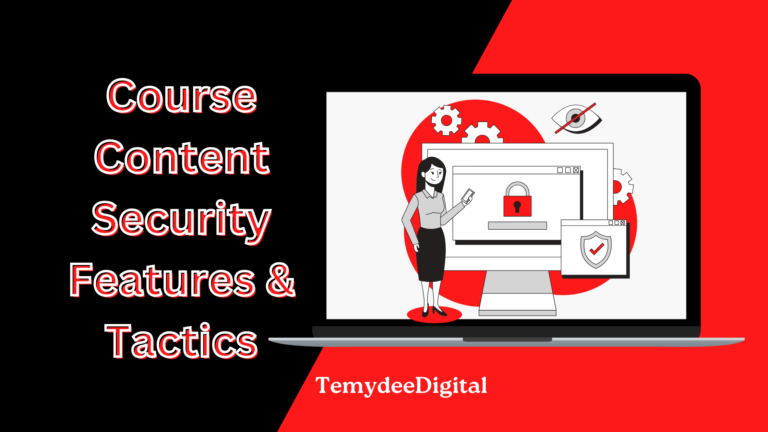 course content security features and tactics for creators