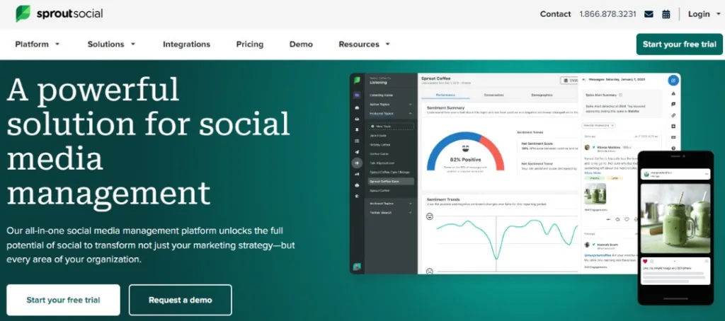 SproutSocial media management software for 21st century online business owners