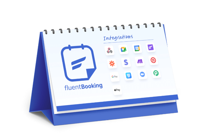 Fluent Booking Integrations you can connect with on your WP site