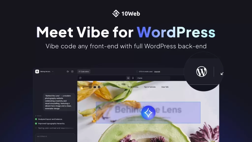 introducing-vibe-for-wordpress-by-10web Introducing Vibe for WordPress by 10Web