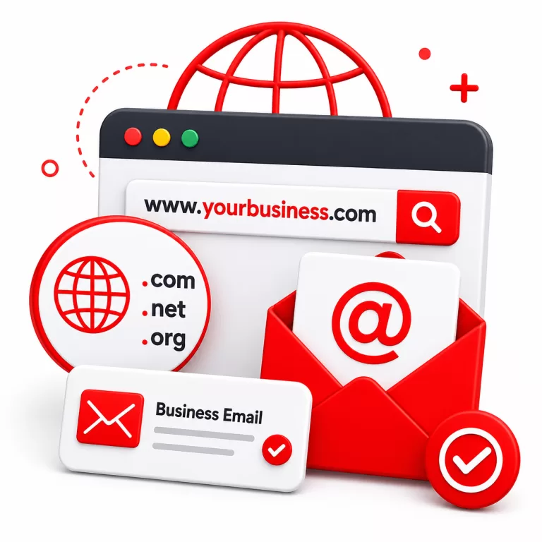 Domain Registration and Business Email Setup on TemydeeDigital